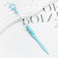 Beadable Letter Opening Knife Keychain Metal Candy Pastels Metallics 15