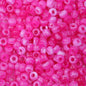 Multicolor Pony Beads Acrylic 9mm Smooth Finish 100pcs 40