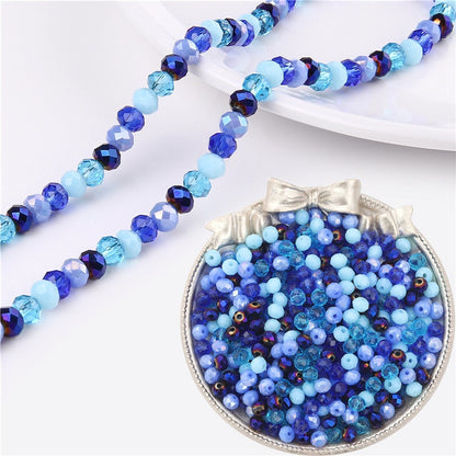 Transparent Flat Glass Beads 6mm Smooth Glossy Finish 200pcs 16