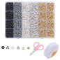 Heishi Clay Beads 6mm Elegant Golden Tone Polymer 1box 8