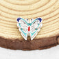 Butterfly Metal Beads 14mm Double Layer Cloisonne Enamel 20pcs 3