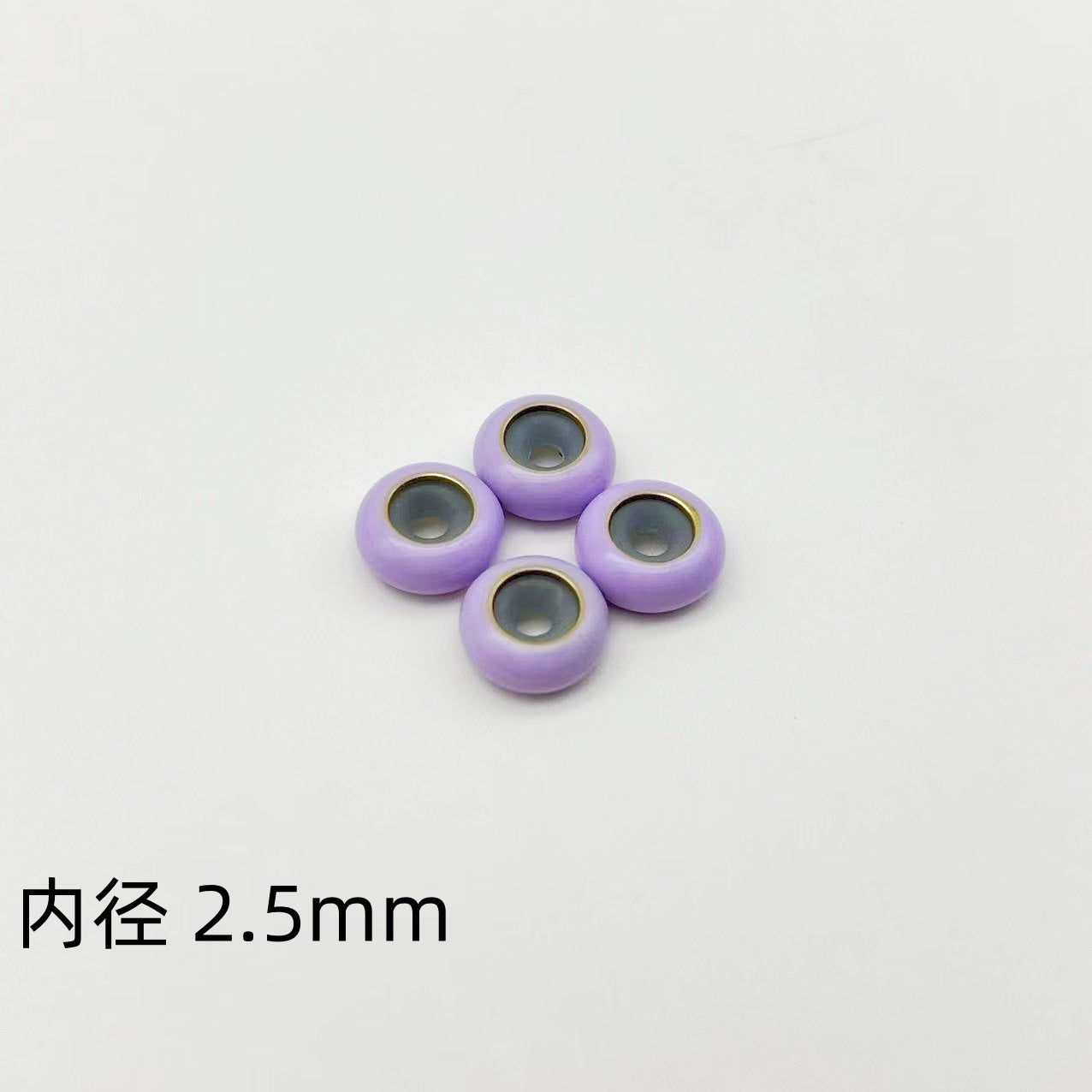 Brass Spacer Beads 10mm Colorful Enamel Large Hole 20pcs 14