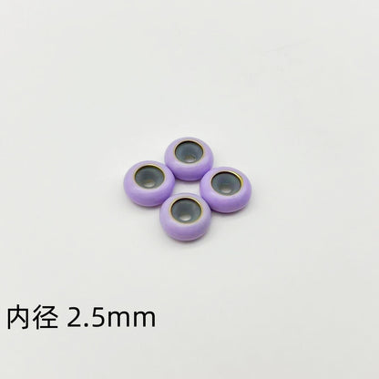 Brass Spacer Beads 10mm Colorful Enamel Large Hole 20pcs 14