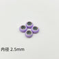 Brass Spacer Beads 10mm Colorful Enamel Large Hole 20pcs 14