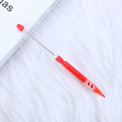 Beadable Mechanical Pencil Translucent Glittered Plastic Barrel 0.5mm 8