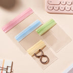 Colorful Transparent PVC Top Seal Zip Lock Bags 4x6 to 8x12cm 100pcs