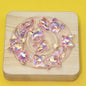 Transparent Plating Corgi Acrylic Beads 18mm Iridescent 20pcs 6