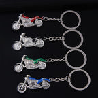 Metal Motorcycle Keychain Classic Bike Design Zinc Alloy 3