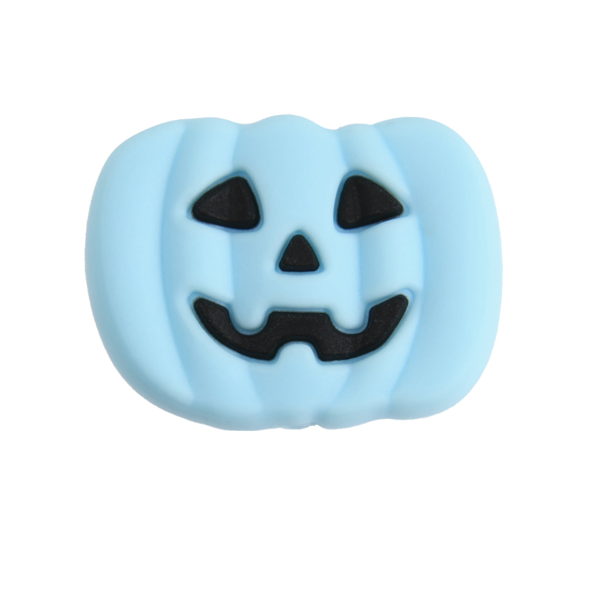 Silicone Focal Beads Halloween Ghost Pumpkin Bat Designs 10pcs 63