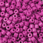Cream Colored Pony Beads Acrylic 6mm Matte Wide Hole 50pcs 11