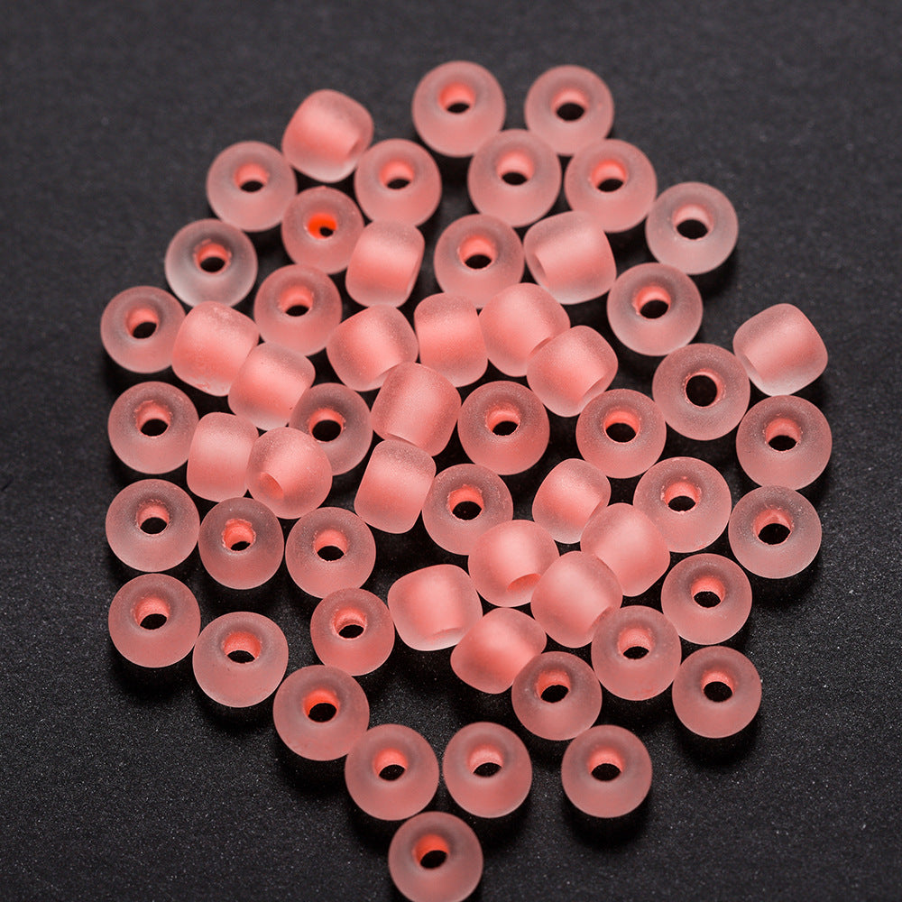 Glow In The Dark Seed Glass Beads 3mm Multicolor Stripes 1800pcs 58