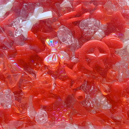 Multicolor Mixed Shape Acrylic Beads Vibrant Pastel Colors 13