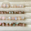 Pearlescent Gradient Resin Beads 8/10mm Pink Brown 50pcs 4