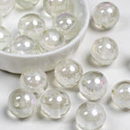 Clear Planet Halo Round Resin Beads 16mm Multicolor 10pcs 5