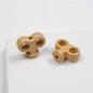 Painted Clockwork Spring Acrylic Beads 18mm Glossy Mixed Colors 20pcs 8