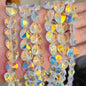Heart Transparent Glass Beads 12mm Faceted Smooth 10pcs 19
