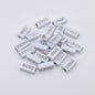 Rectangle Acrylic Tube Beads 8x15mm Colorful Word Letters 1100pcs 9