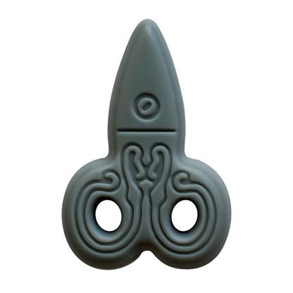 Silicone Focal Beads Creative Scissors Embossed Details Color Mix 20pcs 12