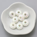 Acrylic Faceted Spacer Beads 15mm Large Hole 40pcs 6