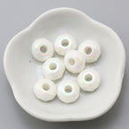 Acrylic Faceted Spacer Beads 15mm Large Hole 40pcs 6