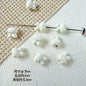 Rabbit Metal Beads 7mm Baking Painted Granular Alloy 30pcs 2