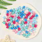 Easter Bunny Clay Beads 11mm Colorful Pastel Polymer 100pcs 3