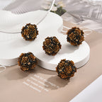 Flower Cluster Clay Beads 19mm Camellia Diamond Polymer 30pcs 3