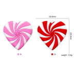 Silicone Focal Beads Love Candy Macaron Heart Pinwheel Stripes 20pcs 2