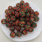 Rhinestone Bubblegum Beads 20mm Color-Mixing Resin Sparkle 50pcs 4
