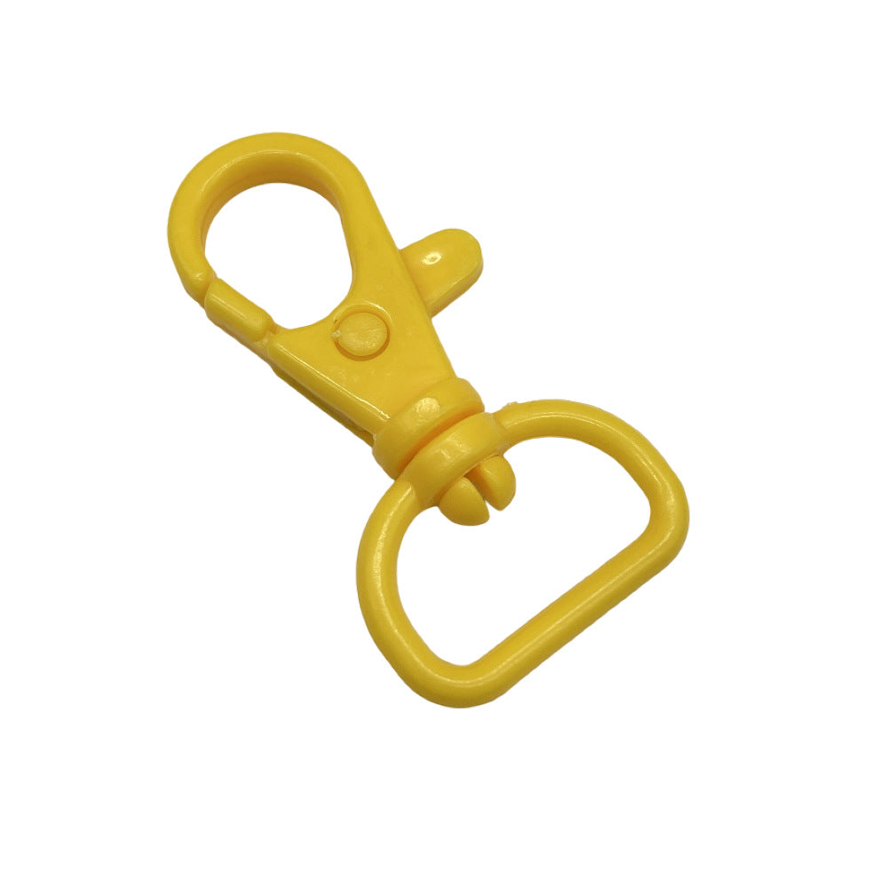 Colorful Plastic Swivel Snap Hook Keychain Clasps 40mm 20pcs 4