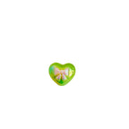 Dual Color Butterfly Bow Heart Acrylic Beads 17mm Glossy Gradient 100pcs 4