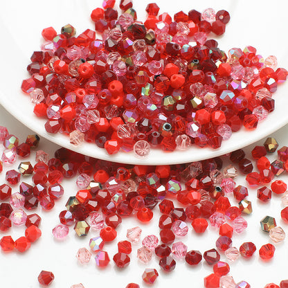 Electroplated Seed Glass Beads 4mm Lake Blue Metallic Shine 200pcs 8