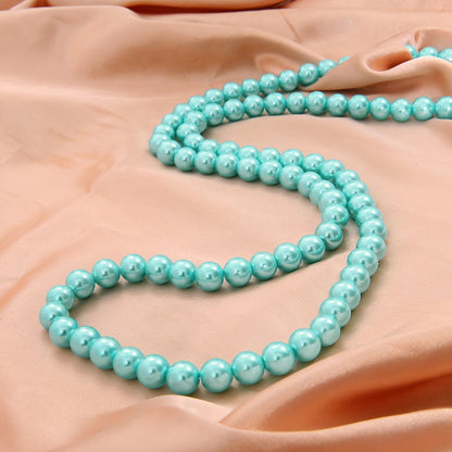 Pearl Round Glass Beads 10mm Imitation Lustrous Colors 20pcs 16