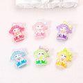 Glow In The Dark KT Kitten Cake Resin Beads 28x24x10mm Pastel Glossy 50pcs 2
