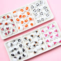 Halloween Printed Acrylic Beads 16mm Pumpkin Ghost Designs