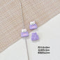 Cat and Bear Candy Painted Metal Beads 13 16mm Glossy 10pcs 6