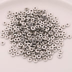 Plating Spacer Acrylic Beads 6mm CCB Plastic Metallic Mixed 200pcs 4