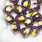 Hand Painted Daisy Bee Series Acrylic Beads 16mm Colorful Glossy 10pcs 20