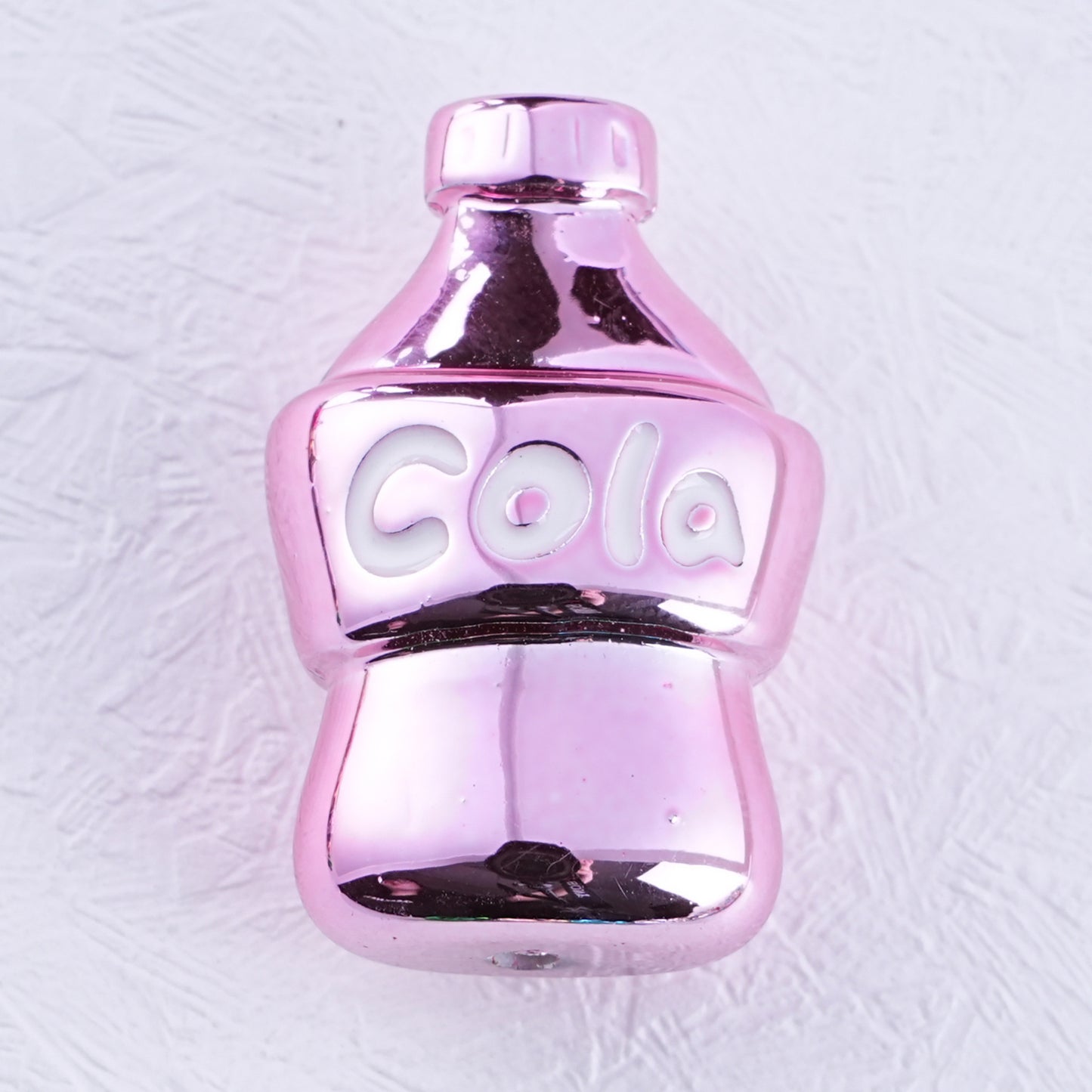 Plating Cola Bottle Acrylic Beads 19-30mm Metal Colored 20pcs 10