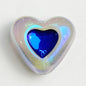 Glow Heart Acrylic Beads 15mm Two-Color Glow In The Dark 50pcs 17