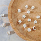Alloy Flower Barrel Spacer Beads 5mm Tibetan Silver Style 90pcs 6