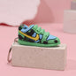 3D Sneaker PVC Shoe Keychain Colorful Miniature Design 6pcs 8