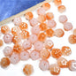 Czech Glass Beads Pumpkin 8mm x 6mm Green Jade Color 50pcs 18