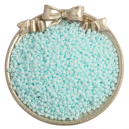Frosted Seed Glass Beads 4mm Pastel Colors Matte Finish 320pcs 17