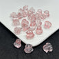Transparent Duck Glass Beads 12mm Amber Translucent 100pcs 9
