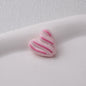 Wavy Stripe Heart Acrylic Beads 19mm Colorful Mixed 20pcs 5