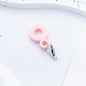 Beadable Silicone Tumbler Straw Holder Colorful Electroplated 1pc 11