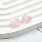 Vintage Hello Kitty Acrylic Beads 11mm Imitation Jade 100pcs 9