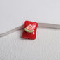 Fruit Snack Bag Acrylic Square Beads 23mm Glossy Detailed 10pcs 6