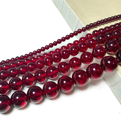 Colored Transparent Round Glass Beads 12mm Assorted Colors 31pcs 11
